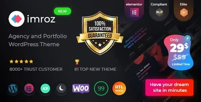 imroz-theme-agency-portfolio-theme-1769973529-575-400-1.webp Imroz WordPress Theme: Giao diện Agency & Portfolio, Elementor, 15+ - Ảnh 1