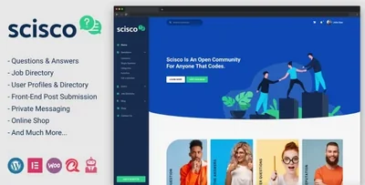 scisco-theme-questions-and-answers-wordpress-theme-1769972301-73-400-1.webp Scisco - Giao diện hỏi đáp và tuyển dụng chuyên nghiệp cho WordPress - Ảnh 1